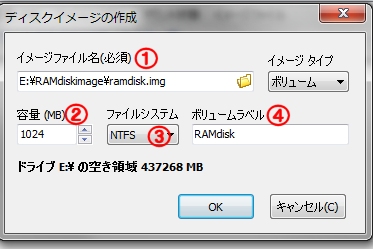 データの消えないramdisk作成に手を出す Lokapala